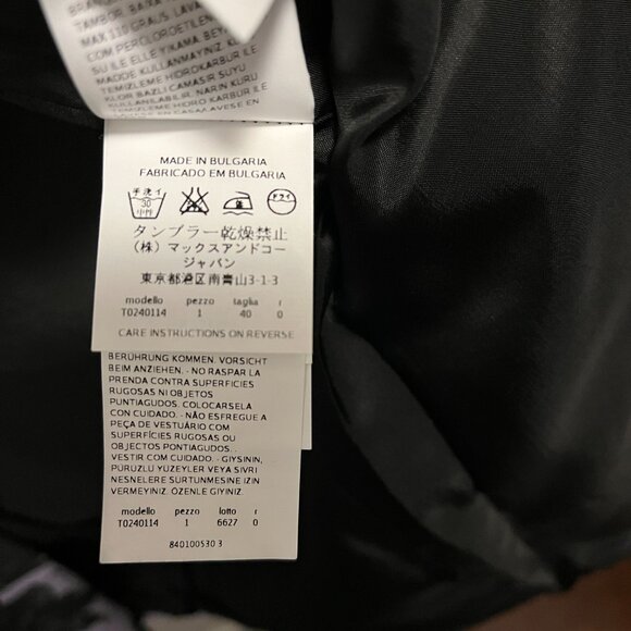 Max & Co Lilac Floral Overcoat - Picture 7 of 8